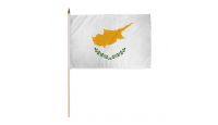 Cyprus 12x18in Stick Flag