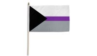 Demisexual 12x18in Stick Flag
