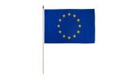 European Union 12x18in Stick Flag