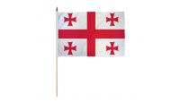 Georgia (Country) 12x18in Stick Flag