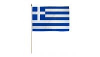 Greece 12x18in Stick Flag