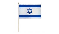 Israel 12x18in Stick Flag