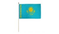 Kazakhstan 12x18in Stick Flag