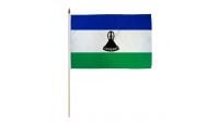 Lesotho 12x18in Stick Flag