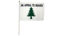 Liberty Tree Stick Flag 12in by 18in on 24in Wooden Dowel