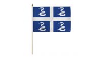 Martinique 12x18in Stick Flag