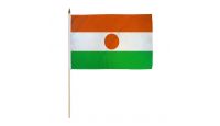 Niger 12x18in Stick Flag