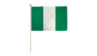 Nigeria 12x18in Stick Flag