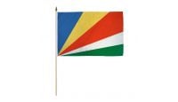 Seychelles 12x18in Stick Flag