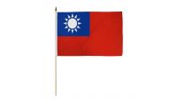 Taiwan 12x18in Stick Flag