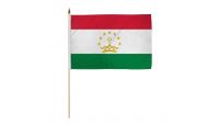 Tajikistan 12x18in Stick Flag