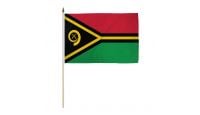 Vanuatu 12x18in Stick Flag