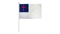 Christian 12x18in Stick Flag