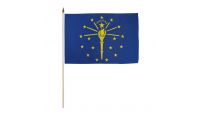 Indiana 12x18in Stick Flag