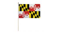 Maryland 12x18in Stick Flag