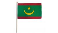 Mauritania 12x18in Stick Flag