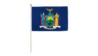 New York 12x18in Stick Flag