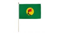 Zaire 12x18in Stick Flag