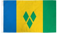 St. Vincent Printed Polyester Flag 2ft by 3ft