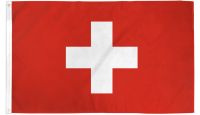 Switzerland Printed Polyester Flag 2ft by 3ft