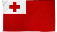 Tonga Printed Polyester Flag 2ft by 3ft