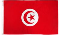 Tunisia Printed Polyester Flag 2ft by 3ft