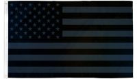USA (Blackout) Flag 3x5ft Poly