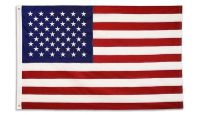 Embroidered Polyester American Flag 3ft by 5ft .