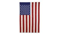 Embroidered Polyester USA Garden Flag 28.5in  by 43.5. 