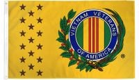 Vietnam War Veterans  Yellow Printed Polyester Flag 3ft by 5ft