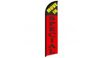 Move In Special (Red) Windless Banner Flag