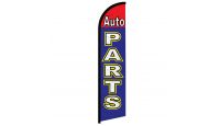 Auto Parts (Red & Blue) Windless Banner Flag