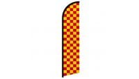 Red & Yellow Checkered Windless Banner Flag