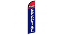 Managers Special Windless Banner Flag