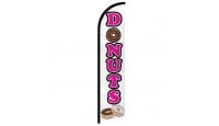 Donuts (White) Windless Banner Flag