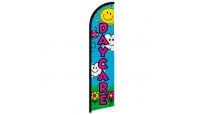 Daycare Superknit Polyester Windless Flag Size 11.5ft by 2.5ft