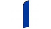 Blue Solid Color Windless Banner Flag