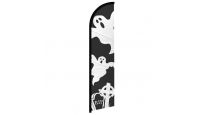 Halloween Ghost Windless Banner Flag