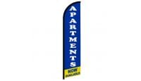 Apartments Now Available Windless Banner Flag