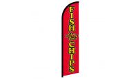 Fish & Chips Windless Banner Flag