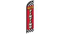 Auto Tinting (Red Checkered) Windless Banner Flag