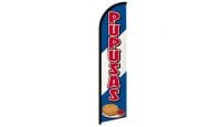 Pupusas  Superknit Polyester Windless Flag Size 11.5ft by 2.5ft