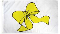 Yellow Ribbon  Printed Polyester Flag 3ft by 5ft