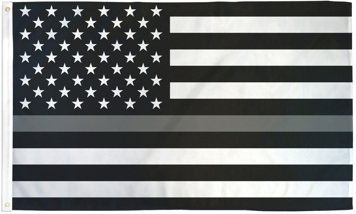 Thin Gray Line Flag